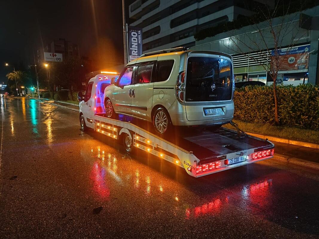 Bornova çekici aracı